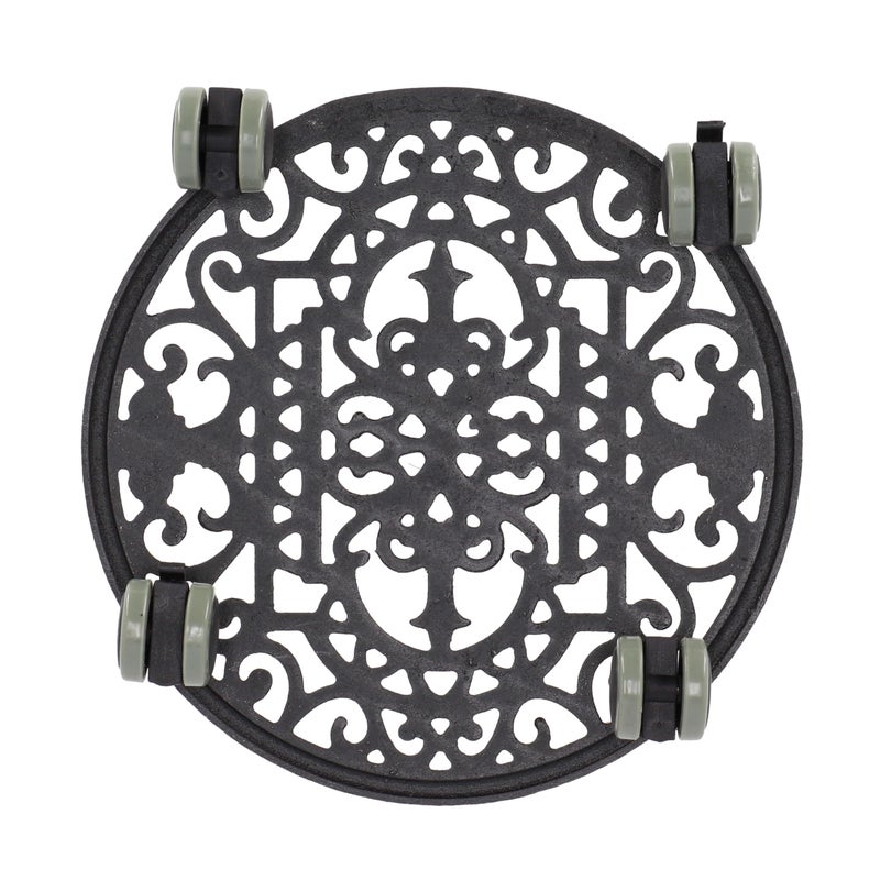 Esschert Design Plant Trolley - Cast Iron Round - Image 3